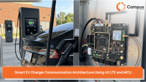 How Smart EV Chargers Use 4G LTE and MCU for Communication Systems